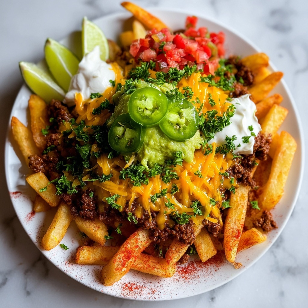 Crispy Spicy Loaded Nacho Fries Recipe - Recipe Image