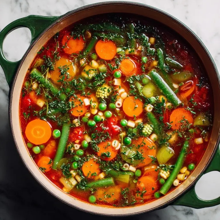 Hearty Vegan Vegetable Soup Recipe