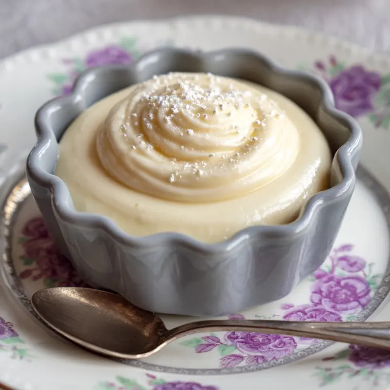 Vanilla Pudding Recipe