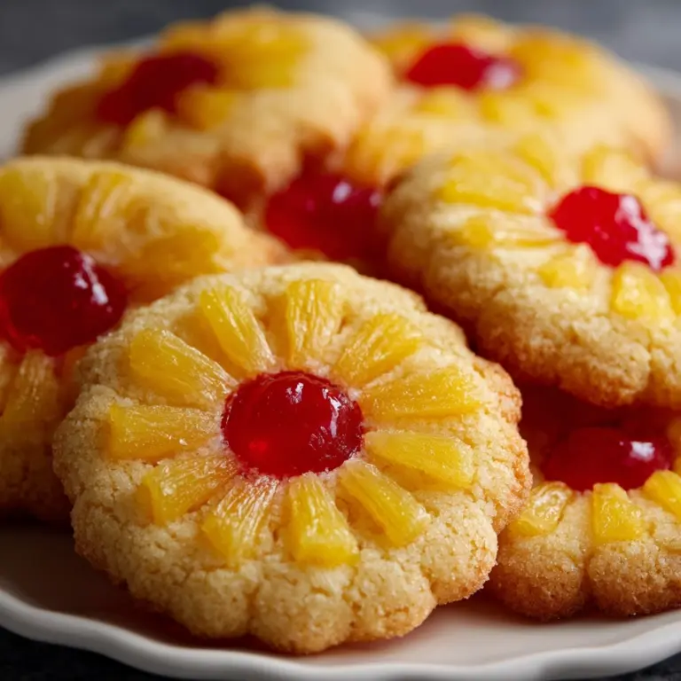 Pineapple Upside Down Sugar Cookies Recipe
