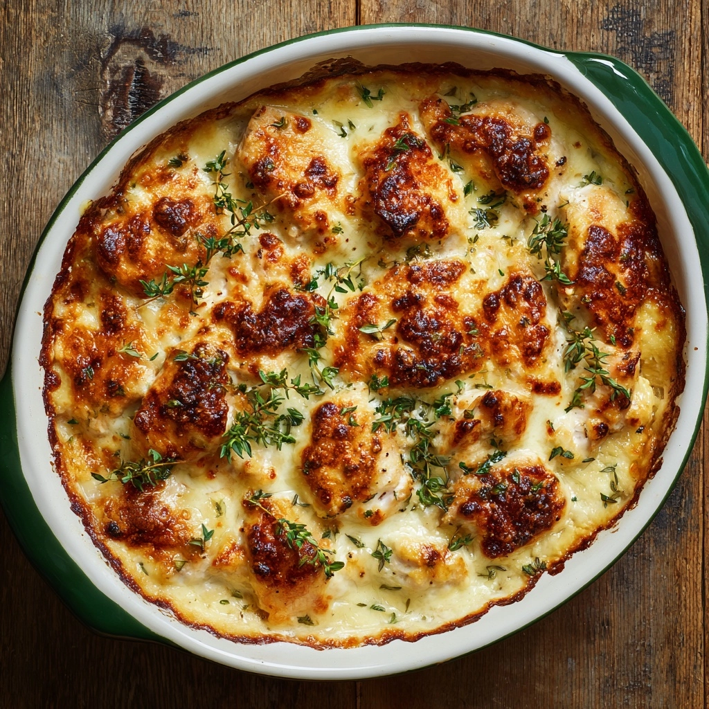 Chicken Alfredo Bake Recipe - Recipe Image