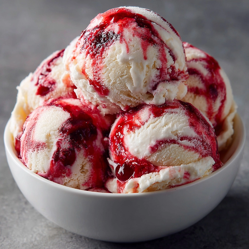 Strawberry Vanilla Bean Ice Cream Recipe - Recipe Image