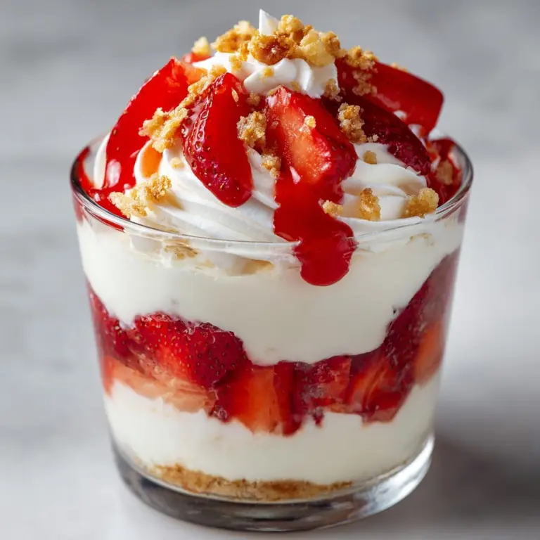 Strawberry Shortcake Cheesecake Cups Recipe