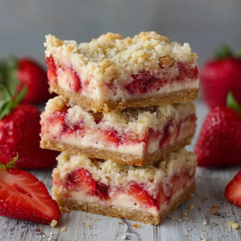 Strawberry Crunch Brownies Recipe
