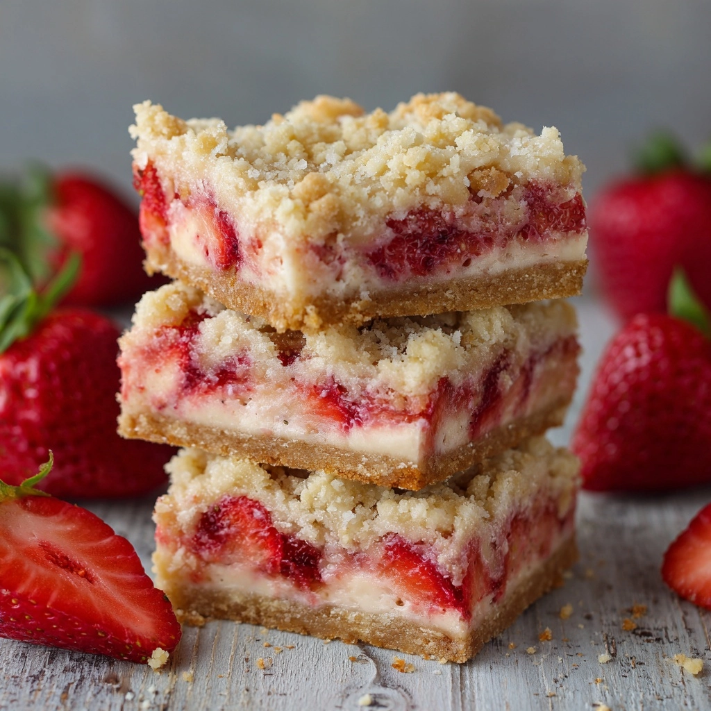 Strawberry Crunch Brownies Recipe - Recipe Image