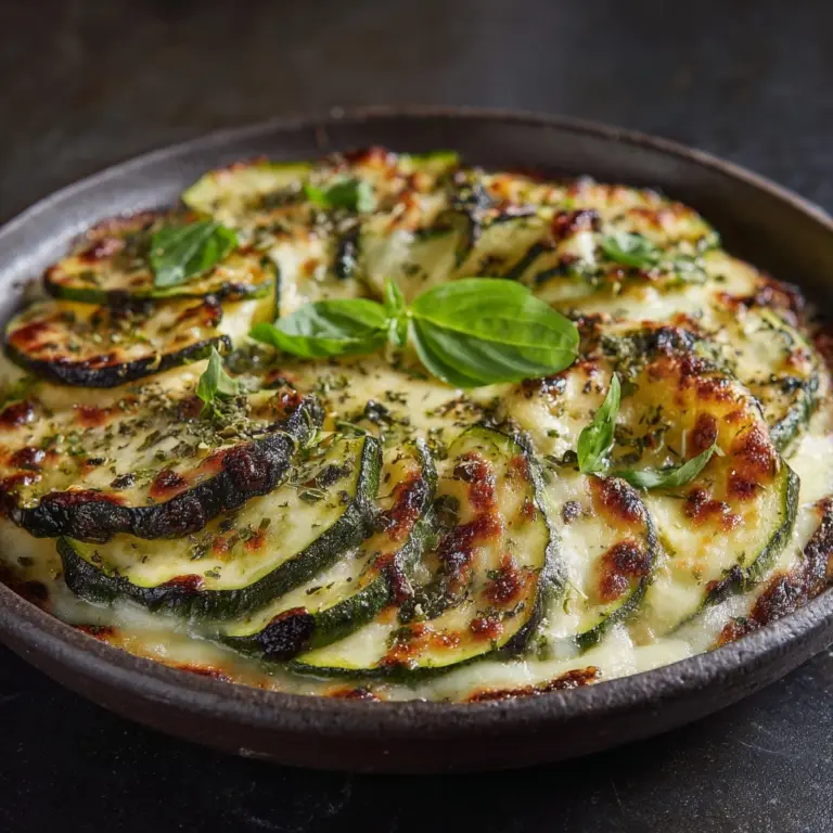 Baked Zucchini Cheese Recipe