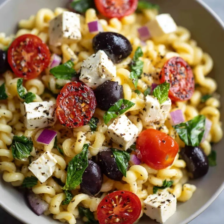 Greek Pasta Salad Recipe