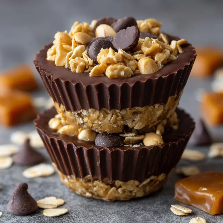 No-Bake Peanut Butter Granola Cups Recipe