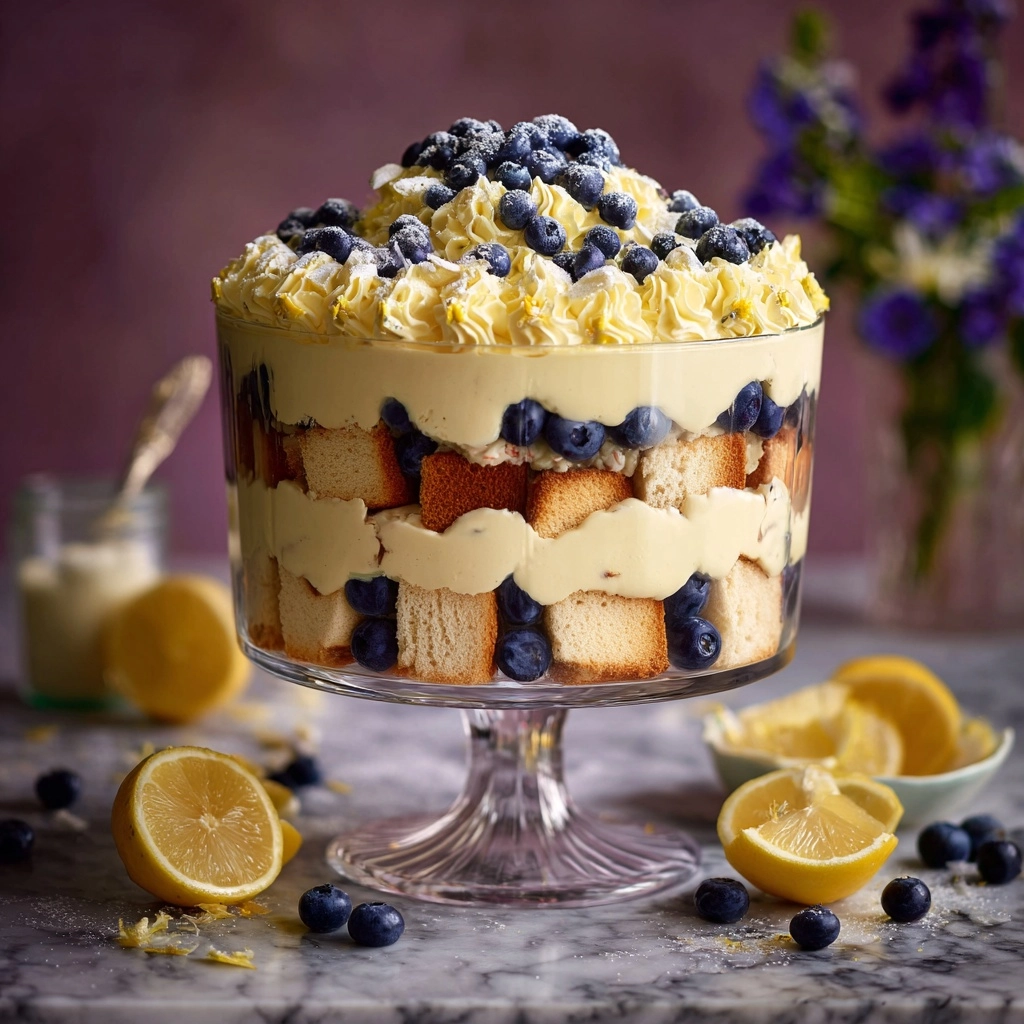 Lemon Blueberry Trifle Recipe - Recipe Image