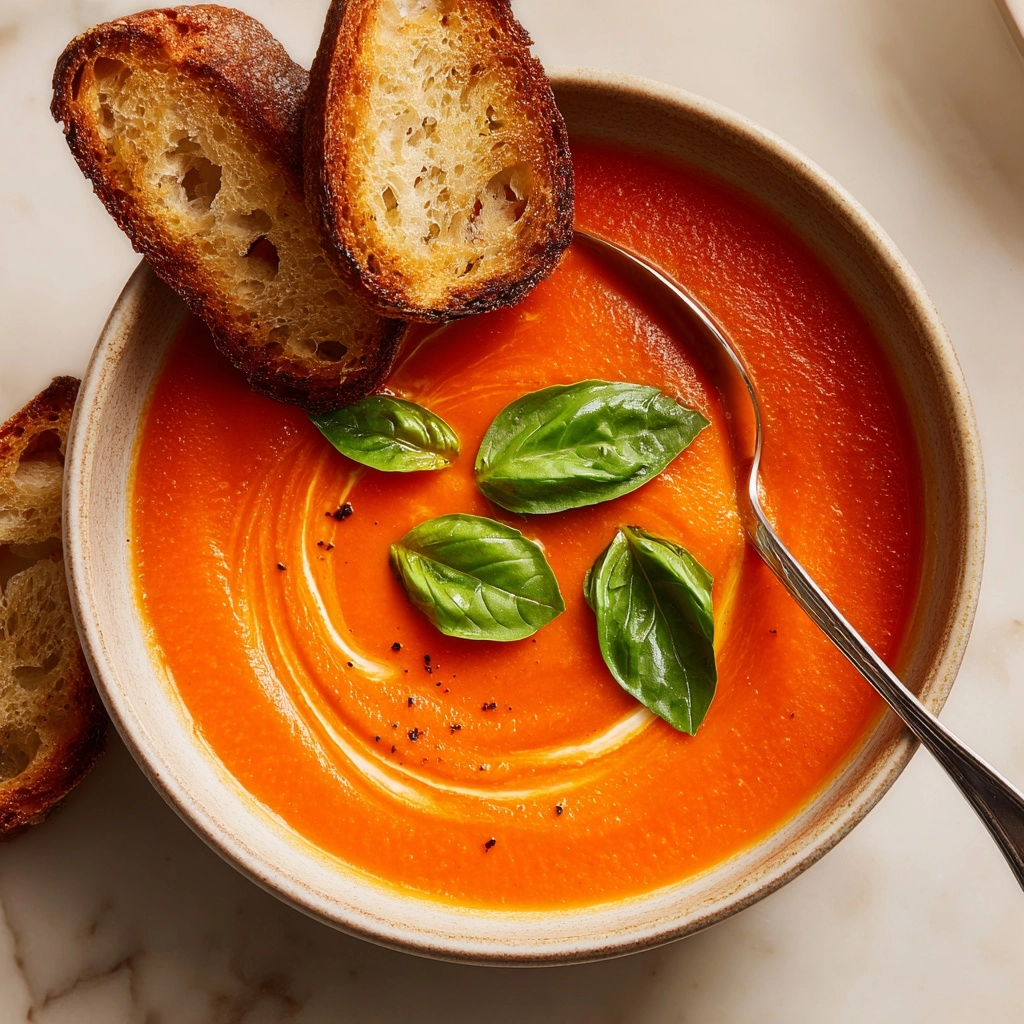 Tomato Basil Soup Recipe - Recipe Image