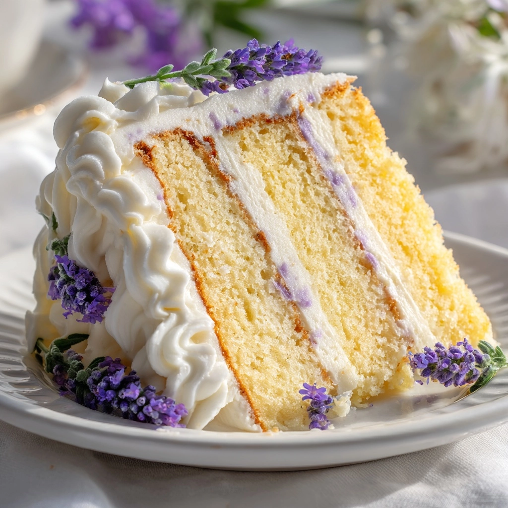 Lemon Lavender Cake Recipe - Recipe Image