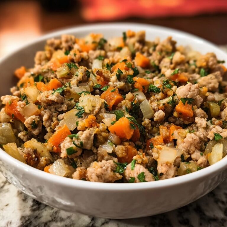 Homemade Dog Food with Brown Rice, Chicken, and Vegetables Recipe