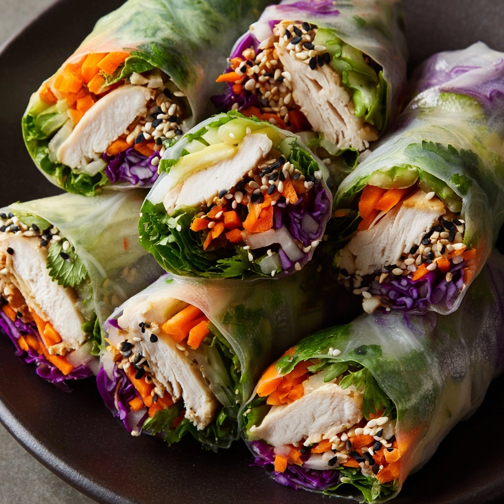 Chicken Spring Rolls Recipe - Recipe Image