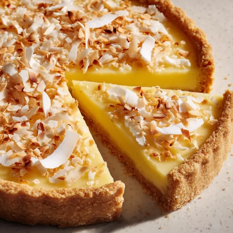 French Coconut Pie Recipe