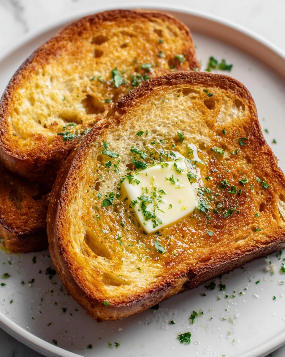 Savory French Toast with Parmesan and Fresh Herbs Recipe - Recipe Image