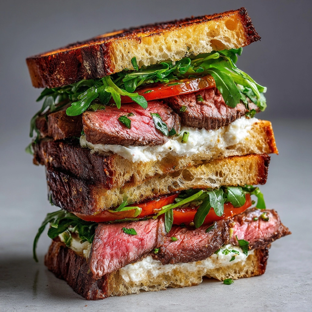 Steak au Poivre Sandwich Recipe - Recipe Image