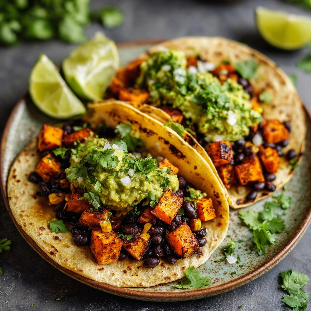 Black Bean Sweet Potato Tacos Recipe - Recipe Image