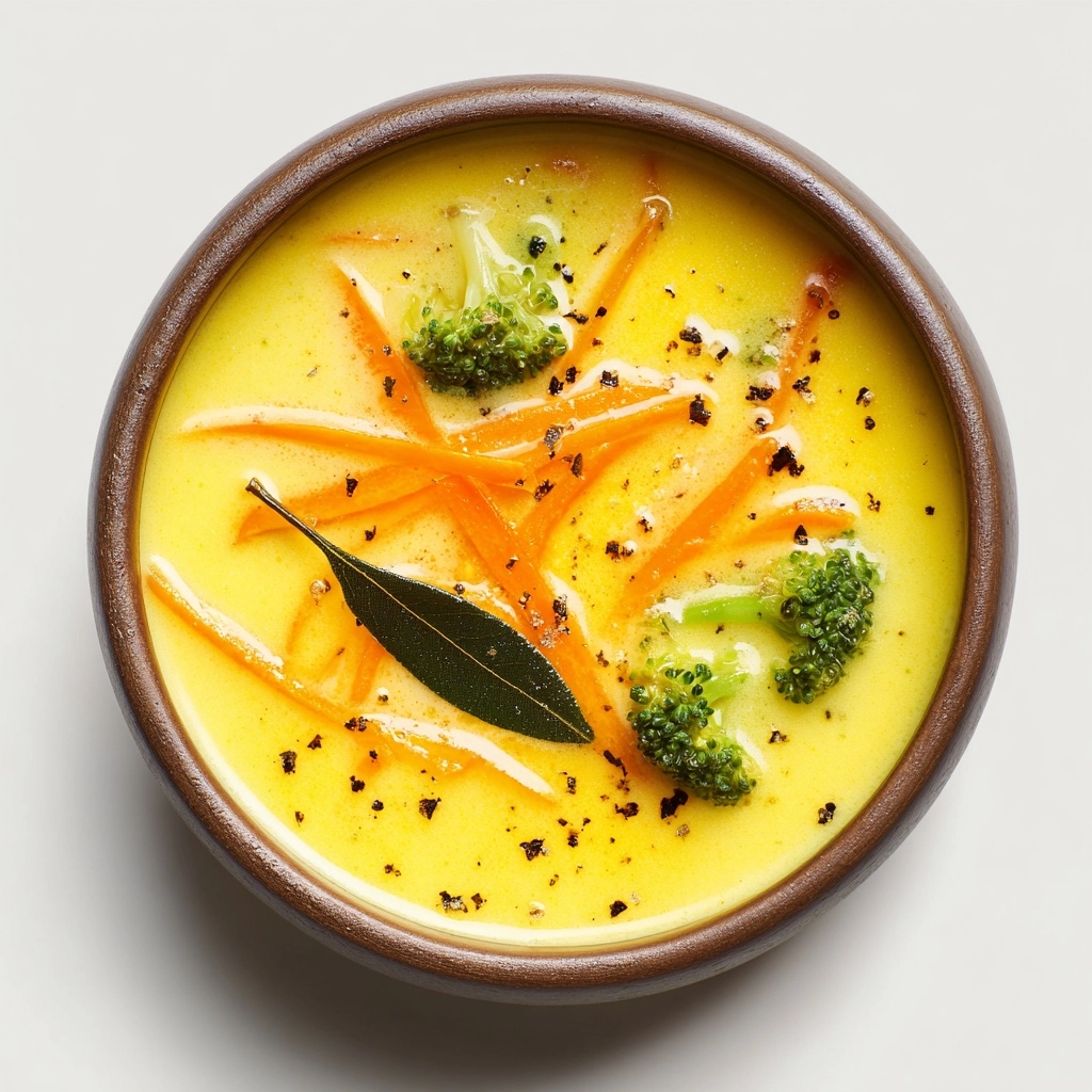 Skinny Broccoli Cheddar Soup Recipe - Recipe Image