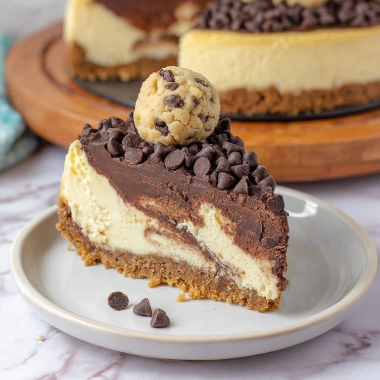 Chocolate Chip Cookie Dough Cheesecake Recipe