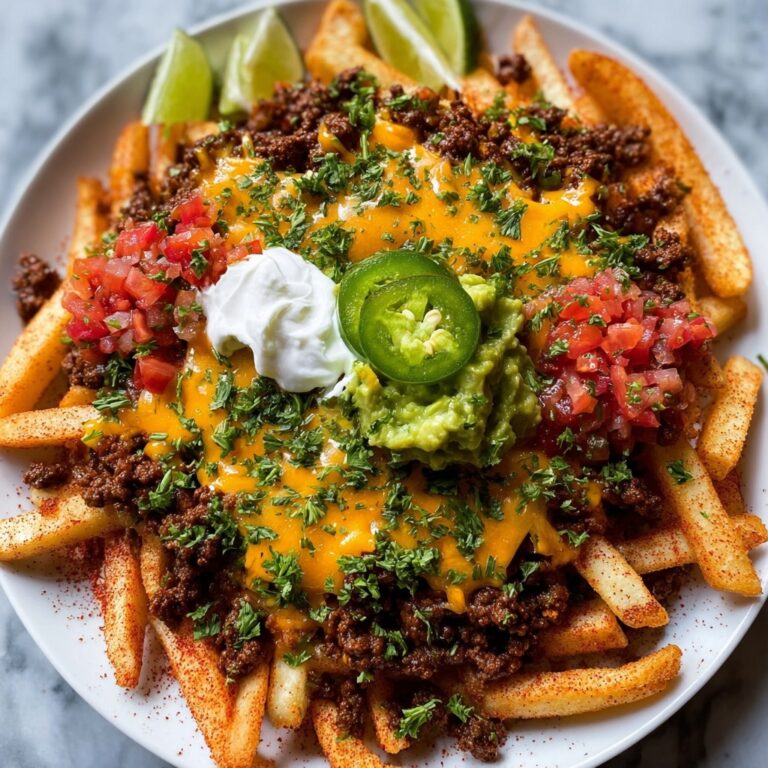 Crispy Spicy Loaded Nacho Fries Recipe