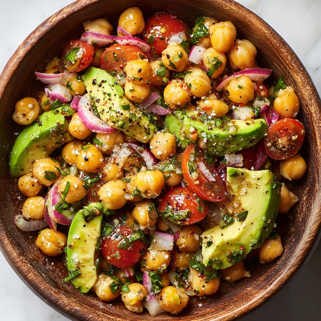 Avocado Chickpea Salad Recipe - Recipe Image