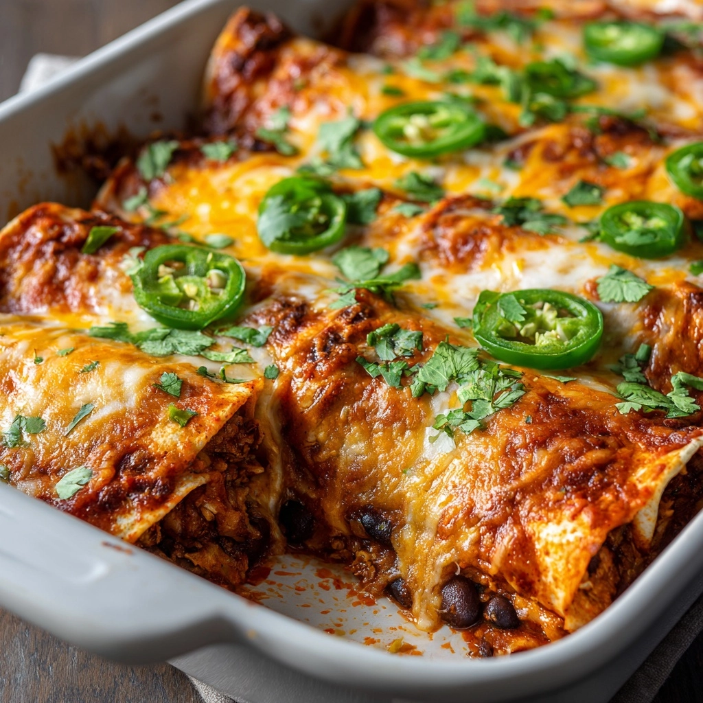 Black Bean Enchiladas Recipe - Recipe Image