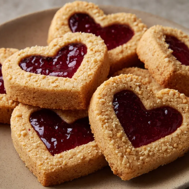 Almond Heart Cookies Recipe