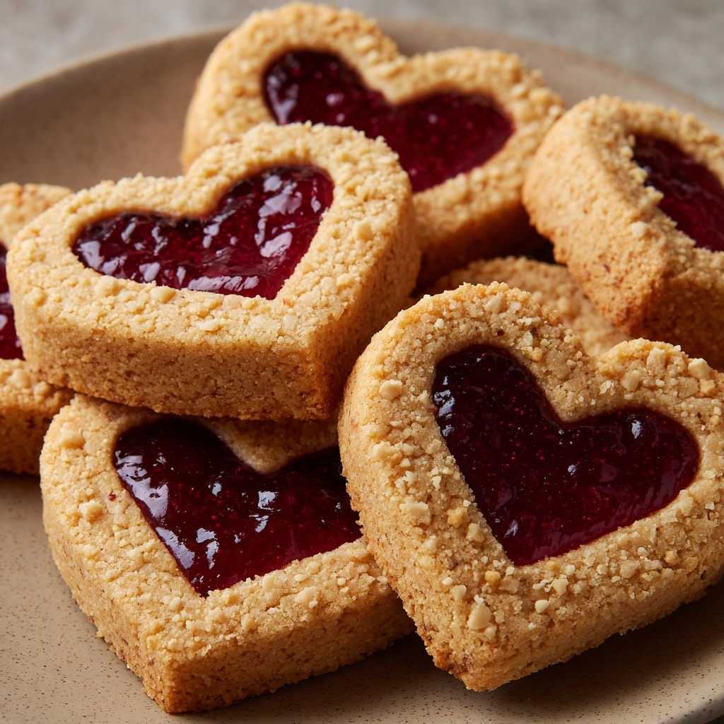 Almond Heart Cookies Recipe - Recipe Image