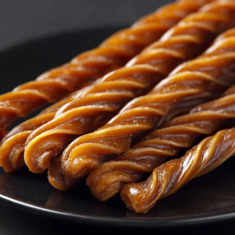 Caramel Straw with Pastel Noodles Recipe