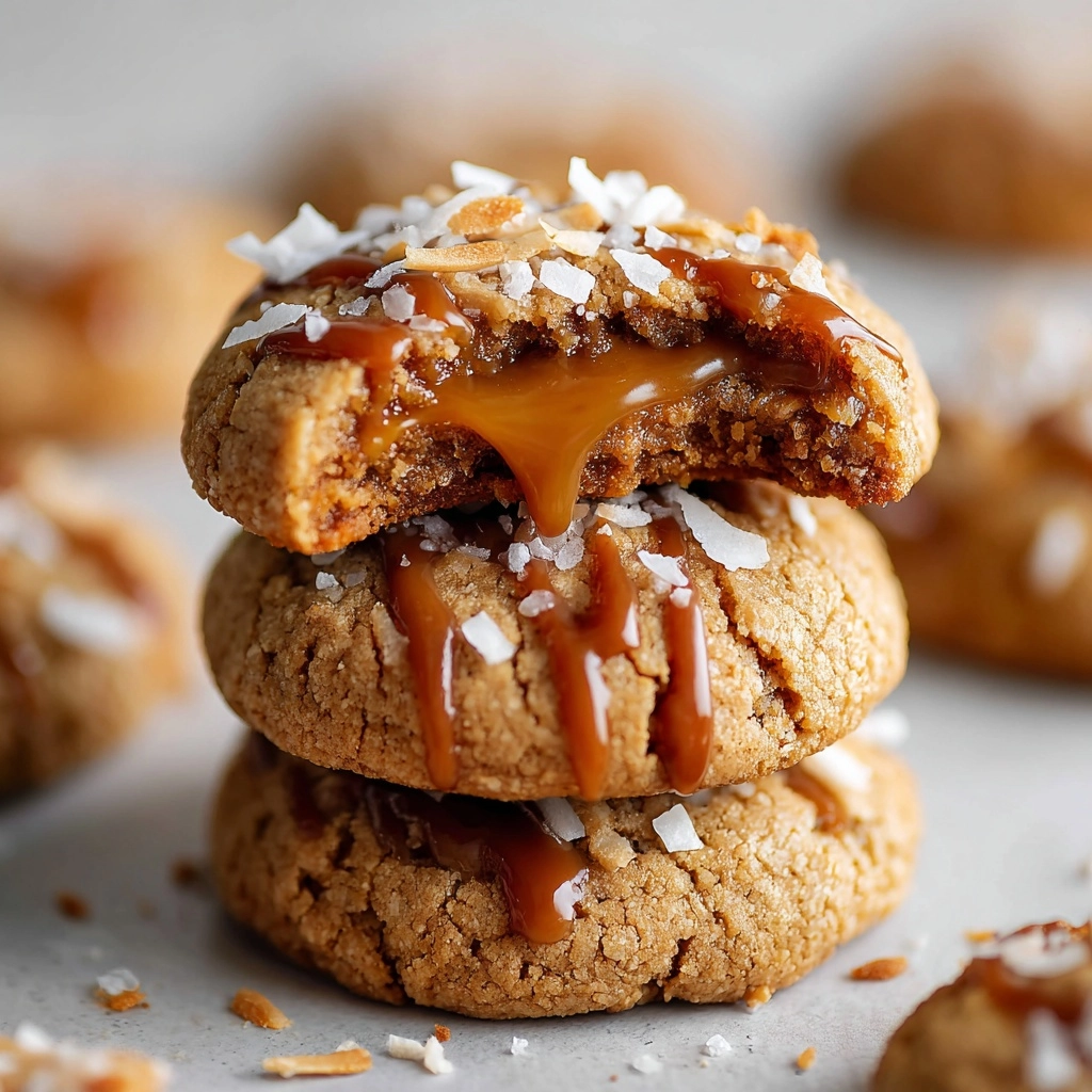 Salted Caramel Cheesecake Cookies Recipe - Recipe Image