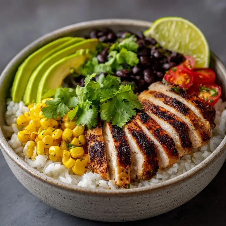 Honey Chipotle Chicken Rice Bowls Recipe