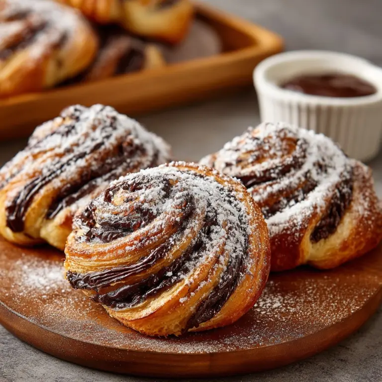 Nutella Puff Pastries Recipe