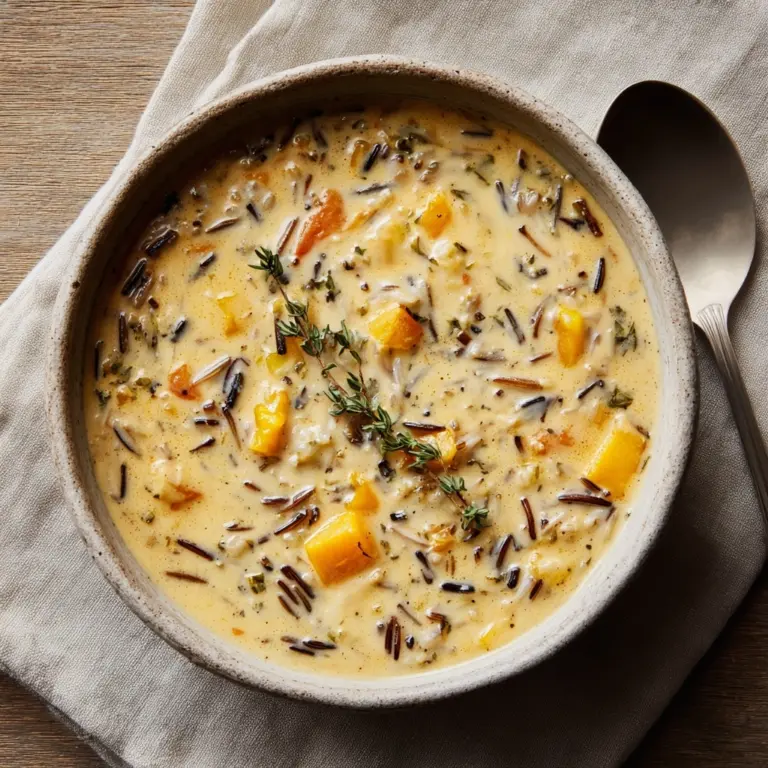 Cozy Winter Wild Rice Soup Recipe