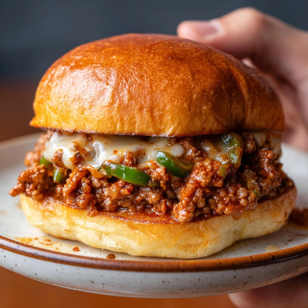 Philly Cheesesteak Sloppy Joes Recipe - Recipe Image
