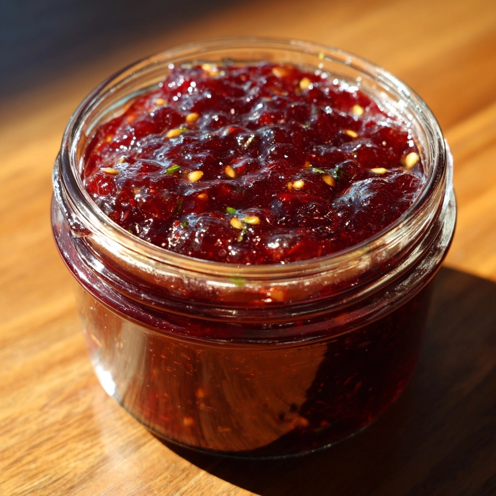 Hot Pepper Cranberry Jam Recipe - Recipe Image