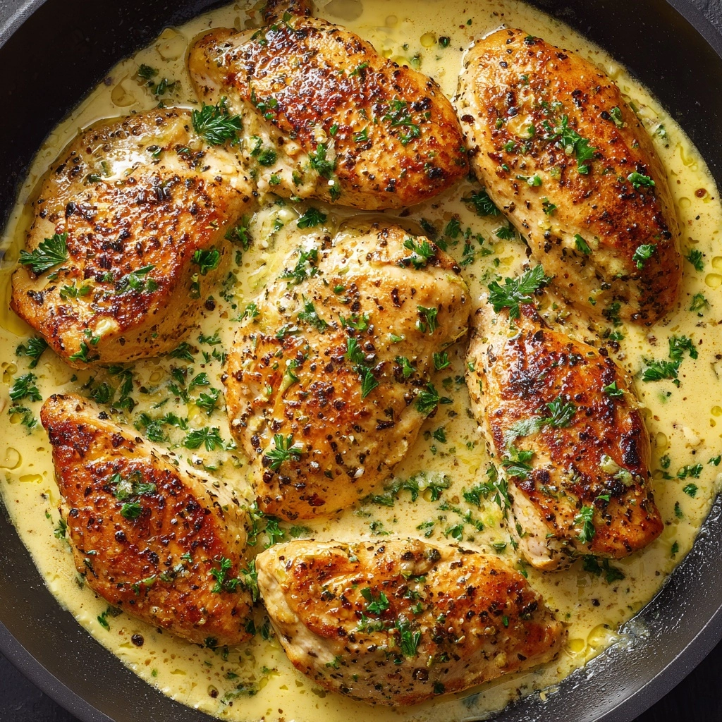 Creamy Garlic Parmesan Chicken Recipe - Recipe Image