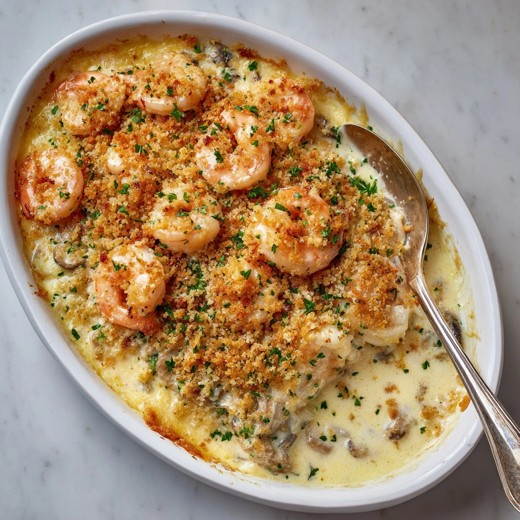 New England Seafood Casserole Recipe - Recipe Image