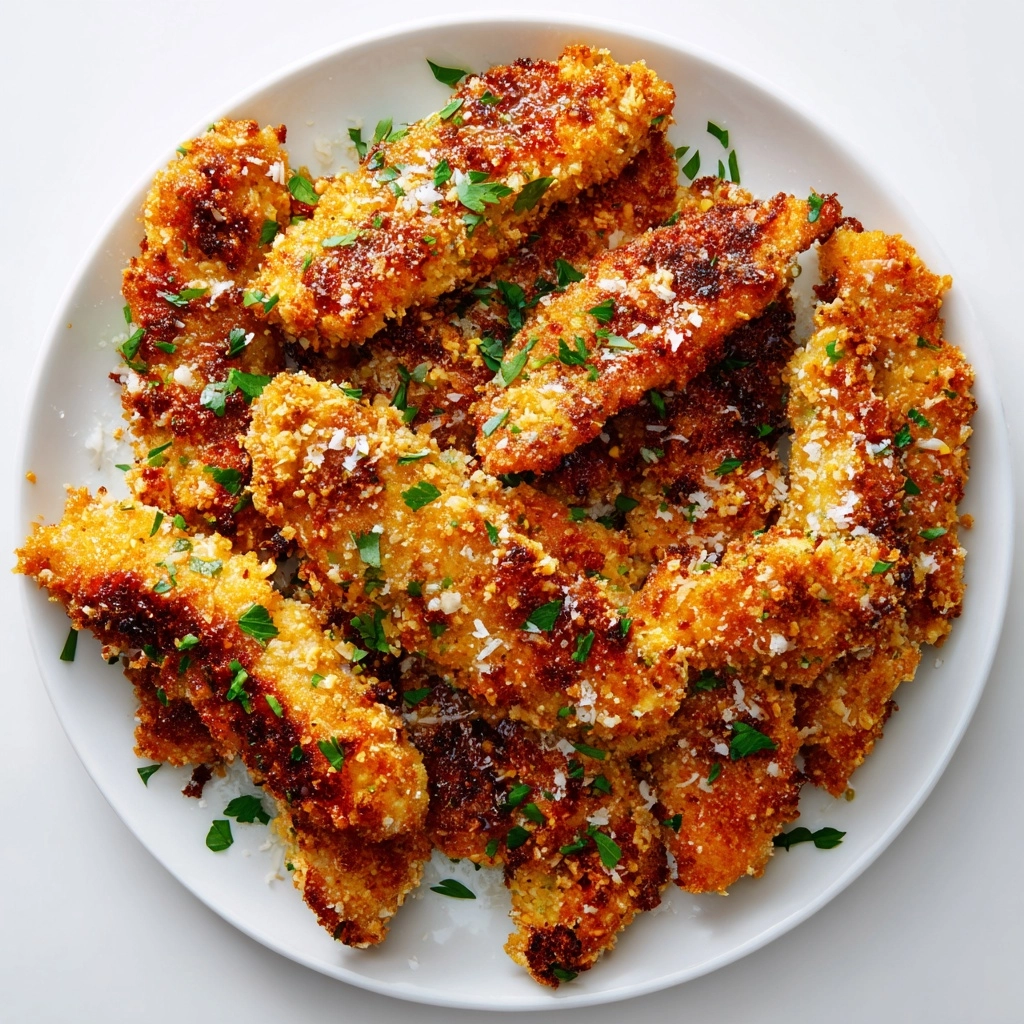 Garlic Parmesan Chicken Tenders Recipe - Recipe Image