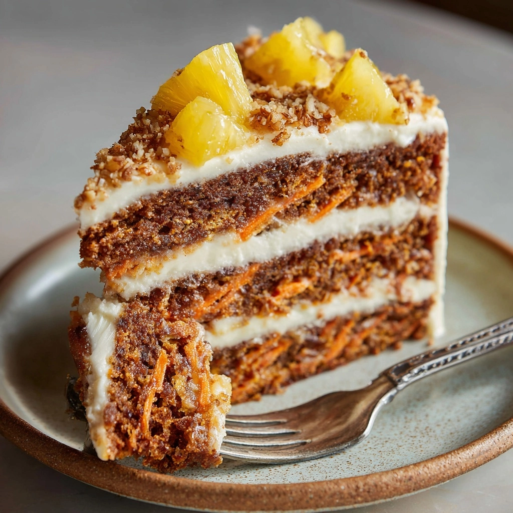 Pineapple Carrot Cream Cake: The Ultimate Recipe & Baking Guide Recipe - Recipe Image