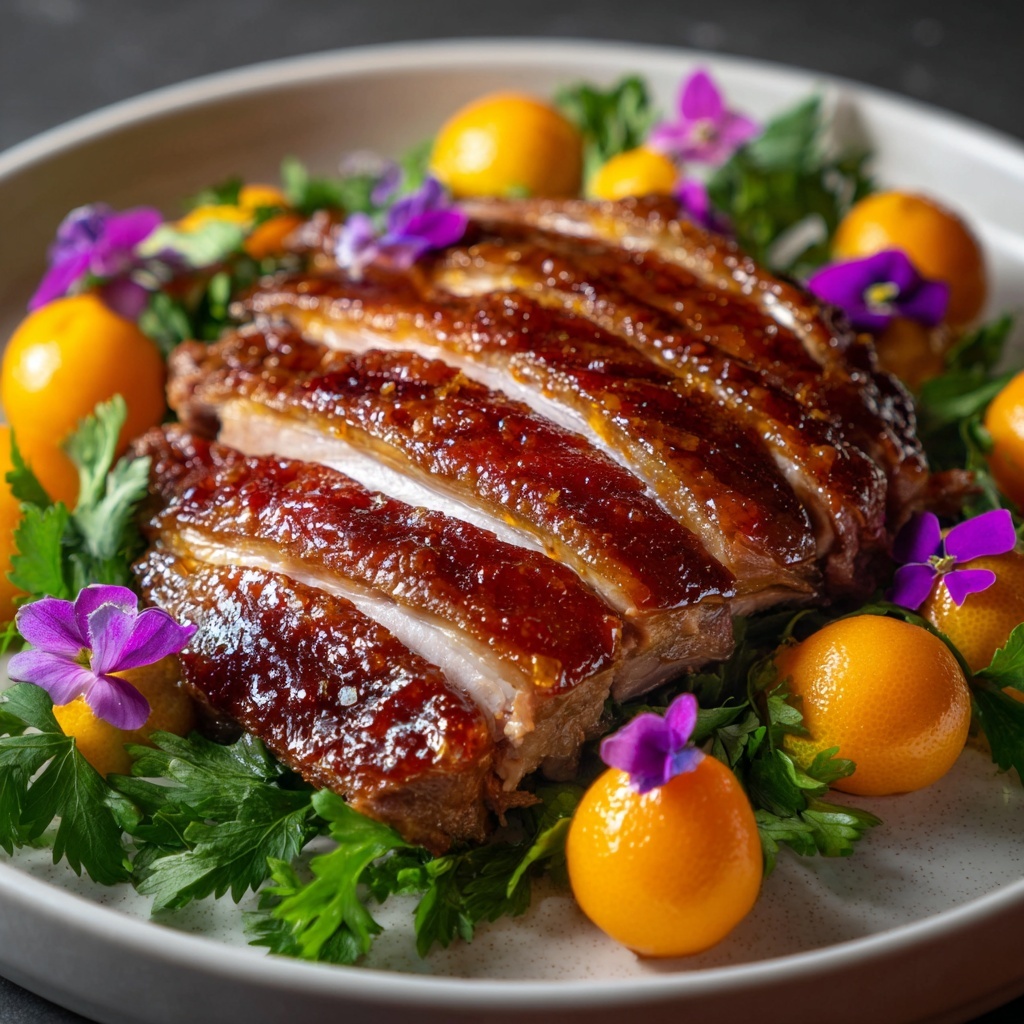 Roast Duck with Orange Glaze Recipe - Recipe Image