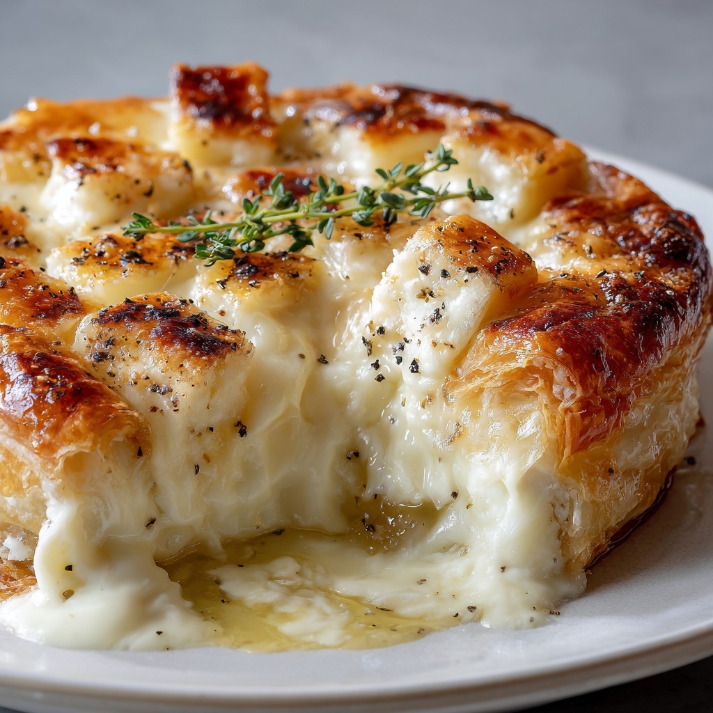 Garlic Butter Baked Brie Recipe - Recipe Image