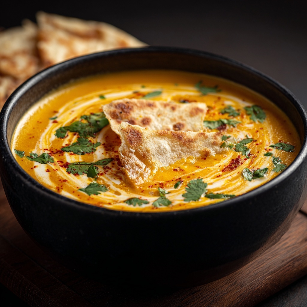 Thai Coconut Pumpkin Soup Recipe - Recipe Image