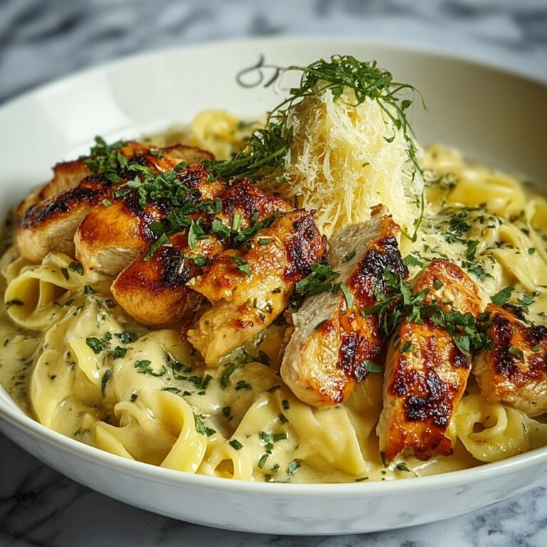 Indulgent Garlic Butter Chicken with Velvety Parmesan Linguine Recipe