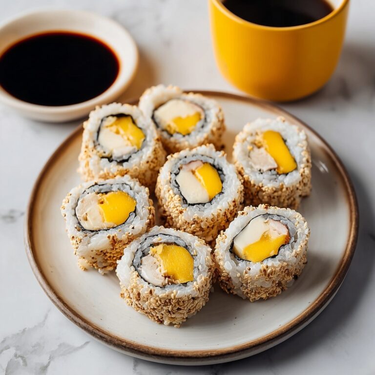 Mini Breakfast Sushi Rolls with Banana, Granola, and Yogurt Recipe