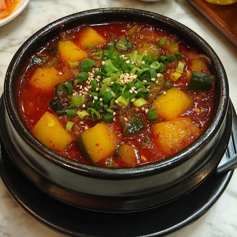 Warm and Nourishing Vegan Soybean Paste Stew (Doenjang-jjigae) Recipe