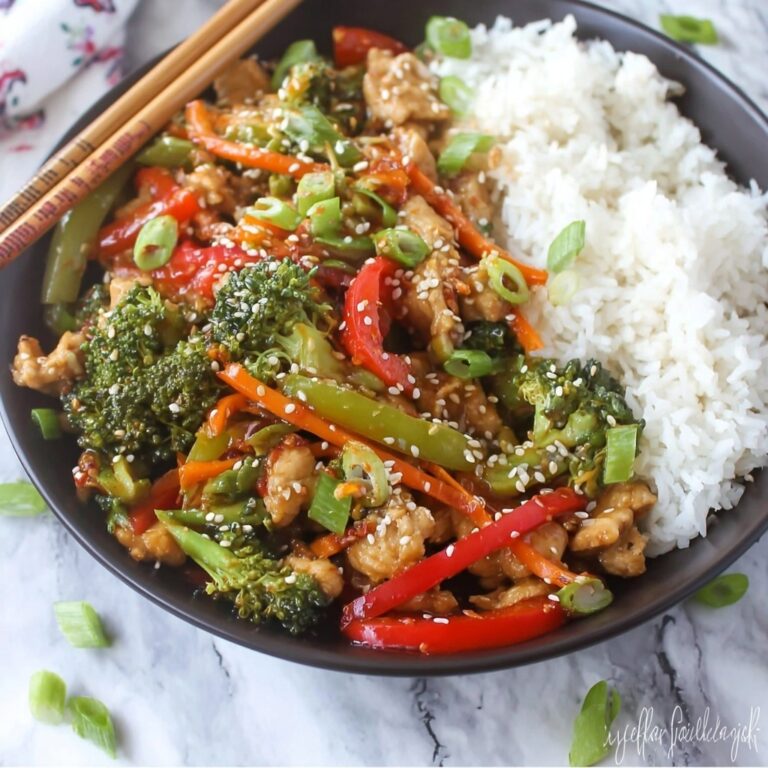 Ground Turkey Teriyaki Rice Bowl Recipe