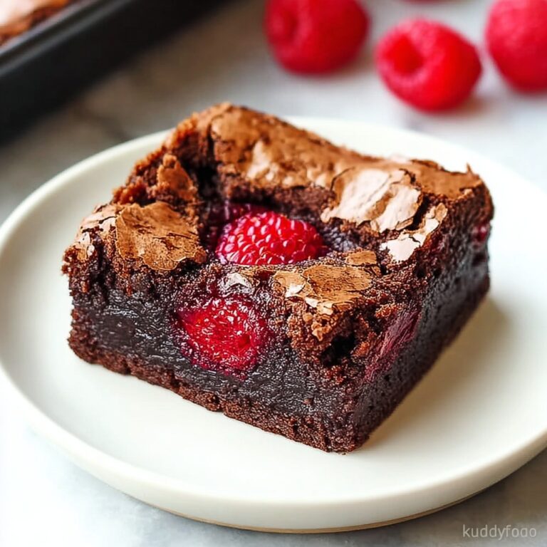 Decadent Raspberry Swirl Brownies Recipe