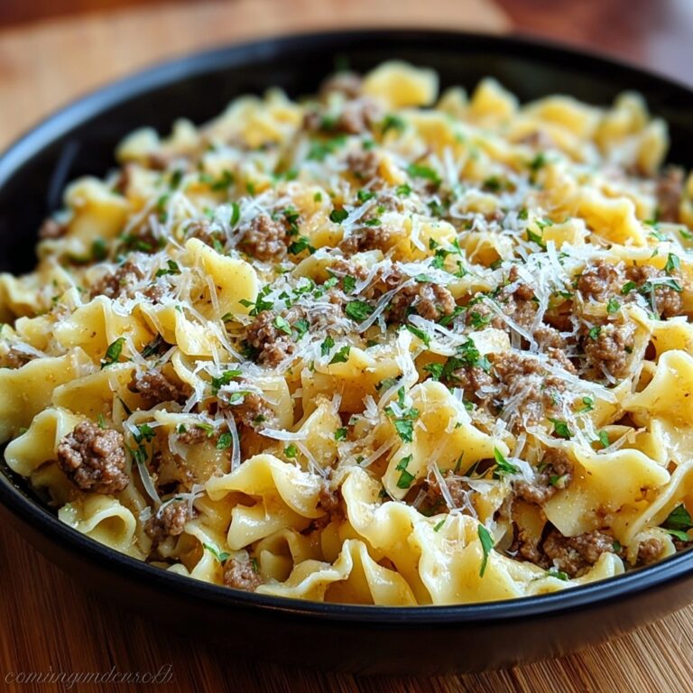Indulgent Cajun Cream Cheese Alfredo Bowties with Spiced Beef Recipe