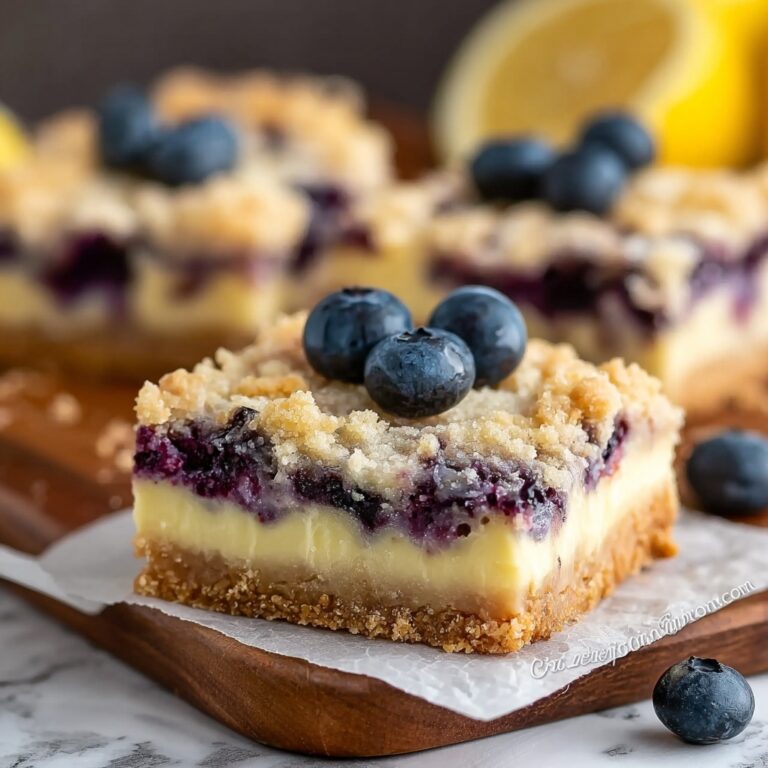 Blueberry Lemon Pie Bars Recipe