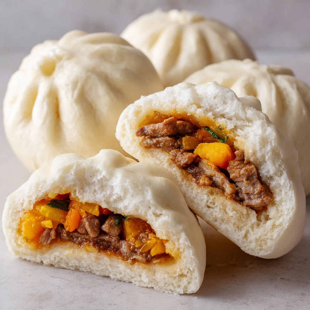 Steamed Siopao (Filipino Chinese-Inspired Pork and Chicken Buns) Recipe - Recipe Image